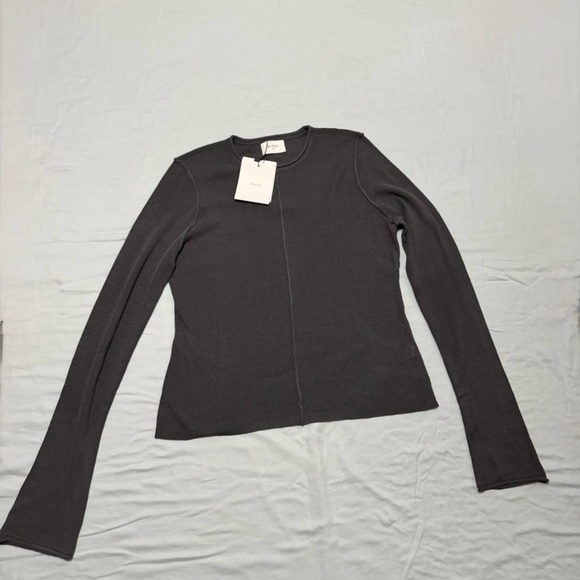 DISSH Women’s Charcoal Long Sleeve Top Size XXL NWT - Picture 2 of 12